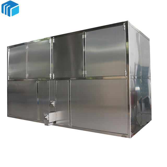12Ton High Efficiency Cube Ice Machine with PLC and Compressor for Industrial Cooling Energy Saving