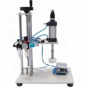 Machine de capsulage pneumatique 2026 pour bouteilles personnalisées de vin, cosmétiques, ampoules, liquides oraux et parfums - Product Image 1