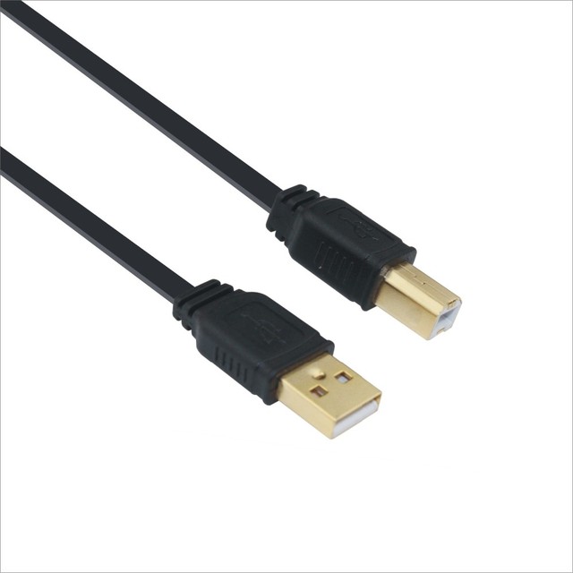 Wholesale Products China Flat Printer Cables Male to Male Charging Printer Cable Usb 2.0 Gold Plated Line Usb Printer Cable