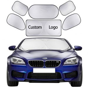Parasol Plegable y Retráctil para Ventana Delantera de Coche, Personalizado con Logotipo Promocional AI-MICH, de Poliéster - Product Image 2