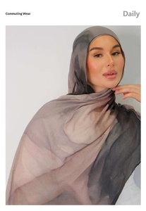 Foulard numérique imprimé en modal, une pièce, vente en gros, doux, transparent, tendance, style européen et américain, hijab musulman malaisien, motif porte-bonheur - Product Image 6