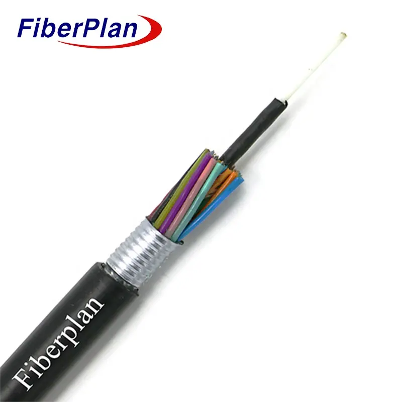 Fiberplan GYTA gyts zırhlı fiber kablo 1 2 4 6 8 12 24 48 72 96 çekirdek hava zırhlı fiber optik kablo