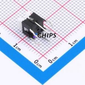 K6-6140D-03 Push Button Switch Through hole Component THT Switch Single Pole Single Throw - Normally Open Through Hole 50mA 12V - Product Image 2