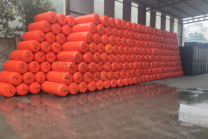 HDPE резиновая стальная дренажная труба с вращающимся формовочным плавающим буем Премиум плавающая труба для дноуглубительных работ - Product Image 6