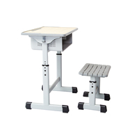 Ensemble bureau et chaise ergonomiques réglables OEM ODM avec assise à lattes pour la maison, le bureau et les salles d'attente hospitalières