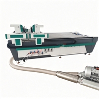 Machine de découpe CNC pour cuir, PU, tissu, et découpe de tissus avec deux poutres 1612 1615 1625 1630 2030 2040 3040
