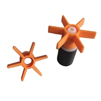 Aimant en ferrite moulé 16x25-2.5-35 refroidisseur d'air aimant de pompe à eau moulé radial 2 pôles aimant en ferrite Rotor