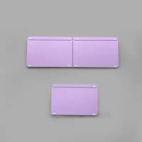 Nouveau clavier portable en plastique de haute qualité, violet, pliable, design ciseaux, ultra fin, BT sans fil, USB type-C, rechargeable, 65 touches, PC
