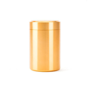 P225 Custom Airtight Smell Proof Container Jar Stash Travel Portable Jar Coffee Caddy Mini Metal Box Storage Aluminum Tea Can