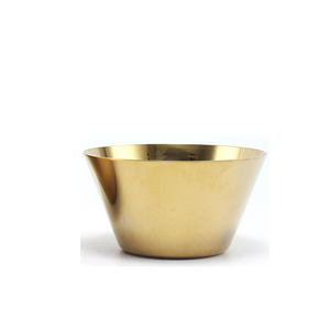 DFL24 Tazón Redondo de Acero Inoxidable 304 de Grado Alimenticio de Alta Calidad, Tazón Dorado para Smoothies y Hielo Raspado - Product Image 6