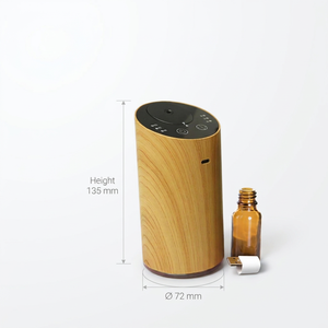 Wood Grain Evaporative Eco-Friendly Aroma <b>Diffuser</b> 135mm Rechargeable Essential <b>Oil</b> Humidifier Timer for Household Hotel Use - Product Image 3