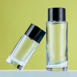 <strong>Perfume</strong> <strong>Bottle</strong> With Box Packaging 50ml 100ml Round Mens <strong>Perfume</strong> Empty Glass <strong>Perfume</strong> <strong>Spray</strong> <strong>Bottle</strong> With Matte Black Magnetic Cap - Product Image 3