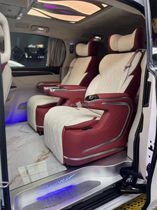 Asientos de Auto Eléctricos de Cuero de Lujo VIP Aero para Alphard W447 <span class=keywords><strong>Hiace</strong></span> Van Sprinter Clase V, Cómodos y Reclinables - Product Image 6