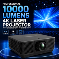 Projecteur laser bicolore haute luminosité 10000 lumens 4K avec déplacement de l'objectif pour projection grand écran