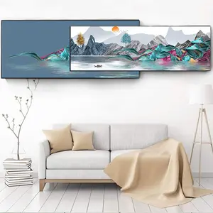 Home dacor painting crystal porcelain landscape paintings and wall arts for living room wall