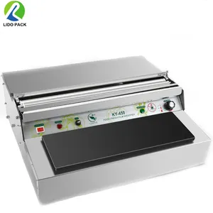 Desktop small Preservative Film Hand Wrapping Machine for Food fruit vegetable goods packing