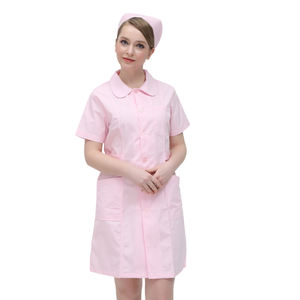 Haute qualité unisexe Poly coton hôpital laboratoire manteaux emballage personnalisé à la mode gommages infirmière médecin uniforme - Product Image 5