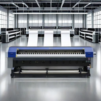 Audley S3200 3,2 M Impresora digital automática de inyección de tinta Plotter Impresora Eco-solvente Vinilo Flex Banner PP Máquina de impresión Dos cabezales i3200