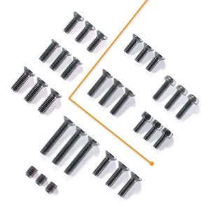 Kit de tornillos de aluminio BANGBANG con punta roja M3x6 M3x7 M3x8 M3x9.5 M3x10 M3x12 M3x16 M3.5x8 M3.5x10 M4x5 M4x11 # 6-32 Tipos de tornillos 36 piezas - Product Image 4