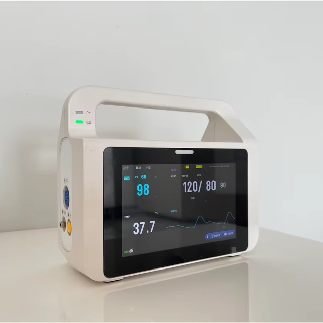 QD-VE5  Pet Medical Portable Vital Signs Monitor Class II ISO13485 Certified Built-in Battery