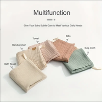 En gros : Lingettes douces en mousseline, Bavoirs d'épaule en mousseline 100% Coton 6 couches, Serviettes, Lingettes pour enfants en mousseline