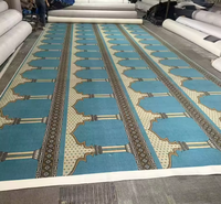 Tapis de prière de mosquée tressé, lavable, mur à mur, en pure laine neuve, antidérapant, taille personnalisable, doux et confortable pour usage domestique et commercial