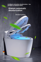 Cuvette de toilette intelligente moderne Elite, design ergonomique, abattant à fermeture douce, bidet intelligent pour la rénovation de villas de luxe