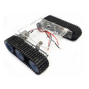 DIY Tank <strong>Chassis</strong> Kit Robot Car <strong>Chassis</strong> with Metal Tracks for Smart Car Robotics Projects Onestopelectronic TK-CHS-M01 - Product Image 4