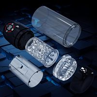 Mivoo Automatischer Männlicher Masturbator Penispumpe Wasserdicht USB Aufladbar 7 Saugmodi Lecken Rotierend Vibrierend Erwachsenen-Spielzeug