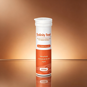 Bandelettes de <span class=keywords><strong>test</strong></span> manuelles en plastique pour la <span class=keywords><strong>salinité</strong></span> urinaire, kit de détection précis de la <span class=keywords><strong>salinité</strong></span> 0-500 mg/dL - Product Image 1