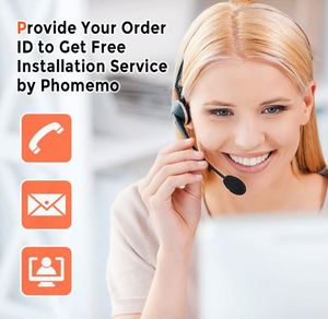 Phomem M110 도매 203dpi 스마트 폰 미니 인스턴트 라벨 스티커 모바일 포켓 TYPE-C + BT 열전사 프린터 - Product Image 6