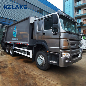 Camion compacteur de déchets HOWO 5,5 tonnes 6x2, moteur diesel manuel avec pompe et moteur - Product Image 1