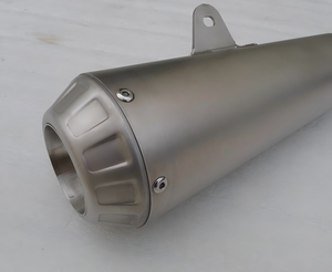 Pot d'échappement modifié pour moto Honda CBR1000 R6 Z1000, couleur argent, style <span class=keywords><strong>Scorpion</strong></span>, en alliage de titane + fibre de carbone - Product Image 3