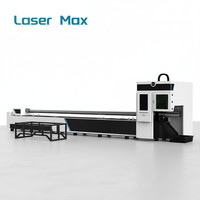 Sistema de Corte Láser de Fibra CNC de 2000W para Perfiles de Acero, Material de Construcción, Tubos de 6m de Longitud, Línea de Producción