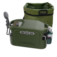 Calentador de Agua Portátil sin Tanque a Gas, con Batería USB para Auto, Agua Caliente Instantánea para Camping, Viajes en RV, Lavado de Caballos, Ducha Exterior