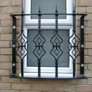 Protector de ventana de hierro forjado, diseño de <span class=keywords><strong>parrilla</strong></span> para ventanas de seguridad, 2021 - Product Image 4