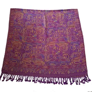 paisley Ladies shawl Scarf Customs pashmina Warm Soft Scarves Shawl With Long Tassel pashmina For Women