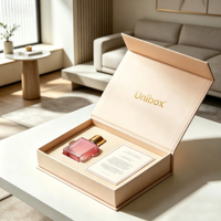 Caja de Regalo Ecológica con Tapa Abatible para Perfumes, con Proceso de Lámina Mate, para Cosméticos y Productos de Belleza, Directo de Fábrica