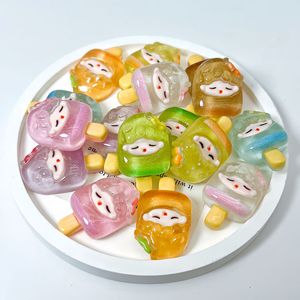 Popular Products Cartoon Luminous Fine Flash DIY Handmade Resin Mobile Phone Case Hairpin Rope Accessories Factory <b>Direct</b> Sales - Product Image 2