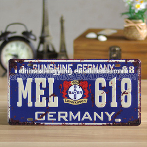 Último diseño en relieve de la licencia de moto número de placa - Product Image 1