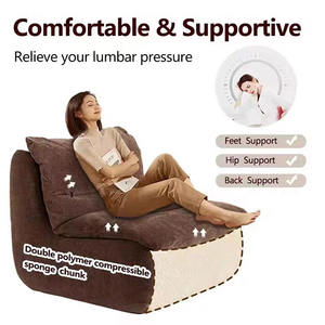 Canapé de compression de salon moderne pour chaises longues simples avec des éléments décoratifs - Product Image 4