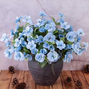 Plantes en soie artificielle <span class=keywords><strong>fleurs</strong></span> <span class=keywords><strong>pour</strong></span> printemps <span class=keywords><strong>été</strong></span> réaliste fleur <span class=keywords><strong>d</strong></span>'hibiscus bleu <span class=keywords><strong>pour</strong></span> pot planteur maison porche patio balcon cour - Product Image 1