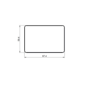 Pot rectangulaire 100ml avec couvercle antidérapant - Product Image 4