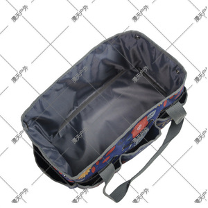 Bolsa para herramientas de jardín, tela Oxford, 15-19 bolsillos, resistente al agua, doble asa, diseño de flores azules, uso en exteriores - Product Image 4