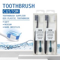 Brosse à dents anti-poke à poils souples, 100 % écologique, avec couleur et logo personnalisables, service OEM/ODM pour usage domestique