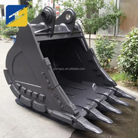 Bucket Batu Tugas Berat Q690D Har-dox untuk Excavator PC600 CAT360 DX600 SK600 ZX600