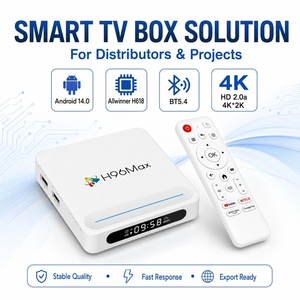 Livraison rapide, boîte TV Android 14 OTT Hutron Allwinner H618 Quad Core, 4 Go, 128 Go, 4K 60 ips, WiFi 6, LAN, USB, lecteur multimédia - Product Image 1