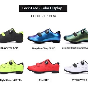 <span class=keywords><strong>Scarpe</strong></span> da Ciclismo Clipless Primavera/Estate per Mountain Bike e <span class=keywords><strong>Bici</strong></span> da Strada Uomo/Donna - Traspiranti, Resistenti alle Forature, Suola Rigida, Base Larga, Vestibilità Aderente - Product Image 2