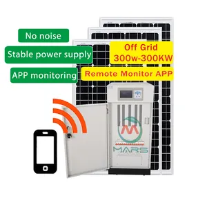 Sistema de energía solar fotovoltaico, kit doméstico de 3 kw, 5kw y 8kw