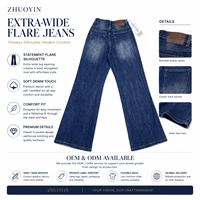 Jean slim pour femme en poly-spandex, anti-rétrécissement, à coupe mi-longue, avec petite lame incurvée, pour le quotidien et le style urbain